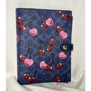 Coach Denim Cherry Journal